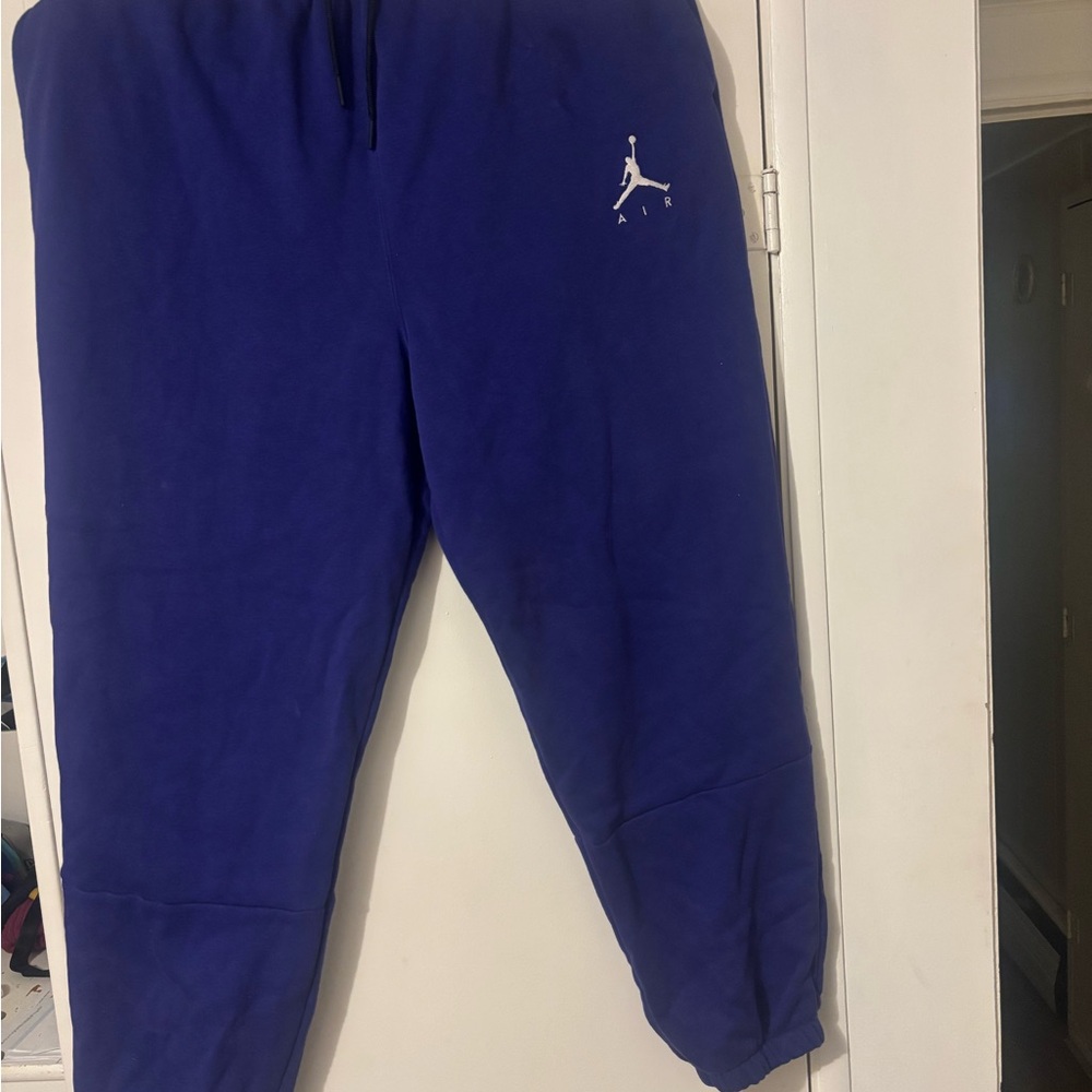 Jordan Purple Fleece sweatsuit Hoodie And Pants Mens XXL